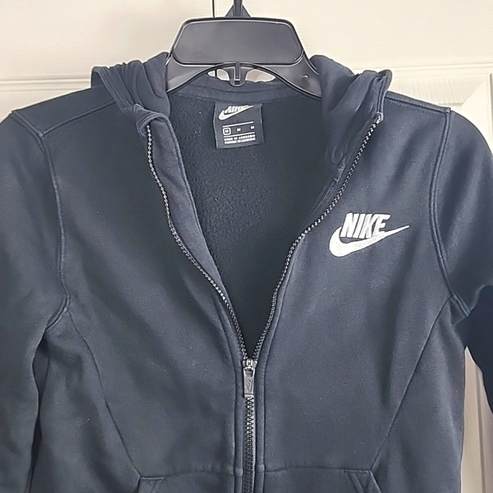 Nike Jacket Unisex Size M. Black zip up hoodie - Picture 2 of 11